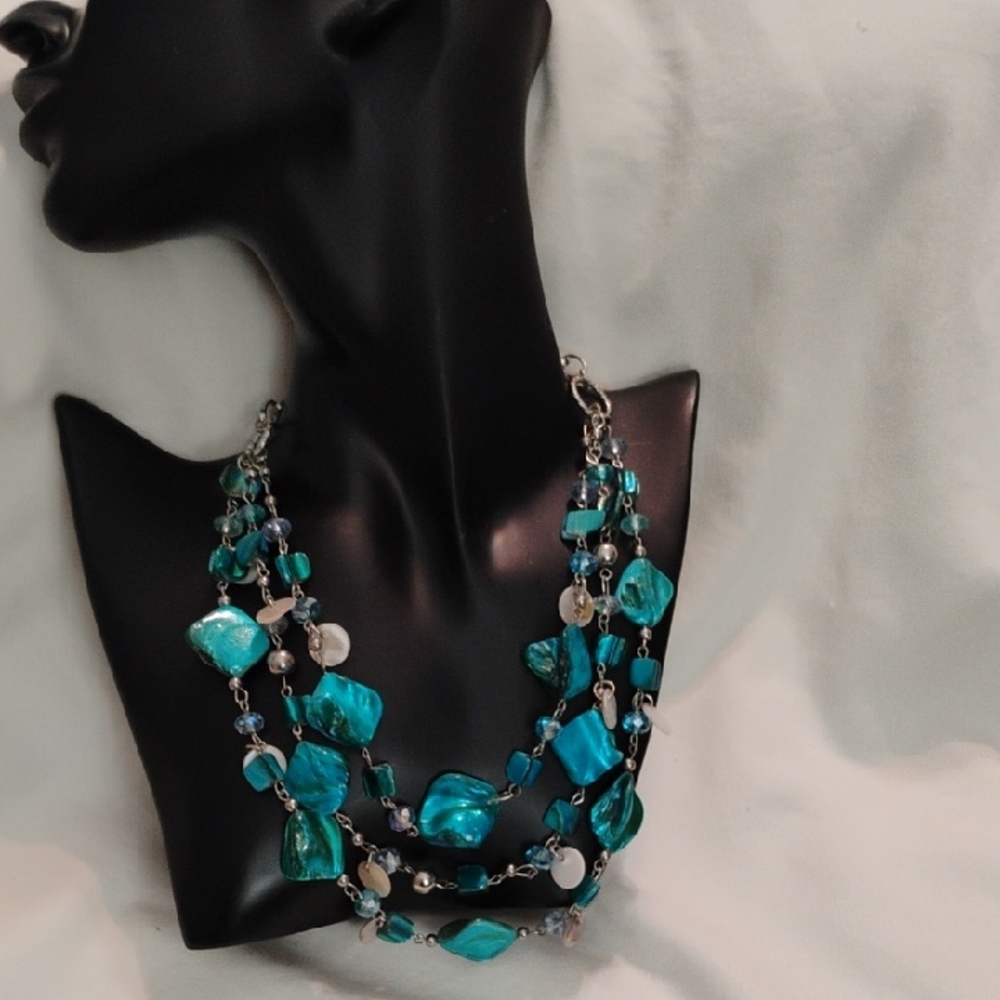 Chic Turquoise Multi-Layer Necklace